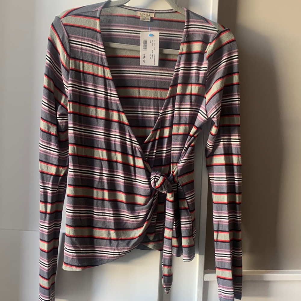 Anama tie front top.